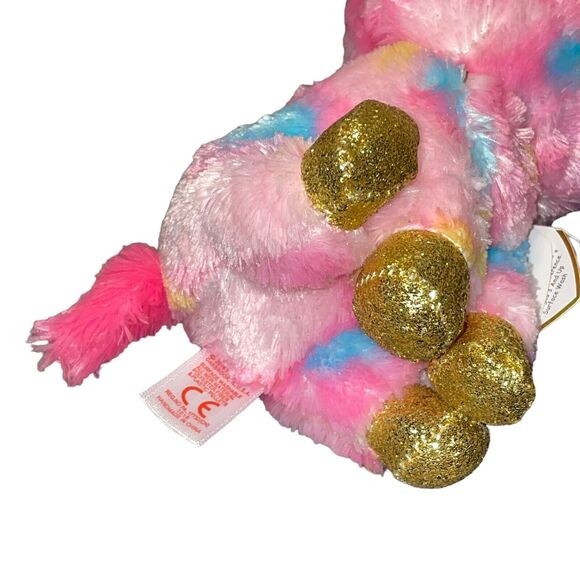 Ty Beanie Boos 7" Fantasia Unicorn Tie Dye Plush Stuffed Animal Collectible Gift - Picture 7 of 11